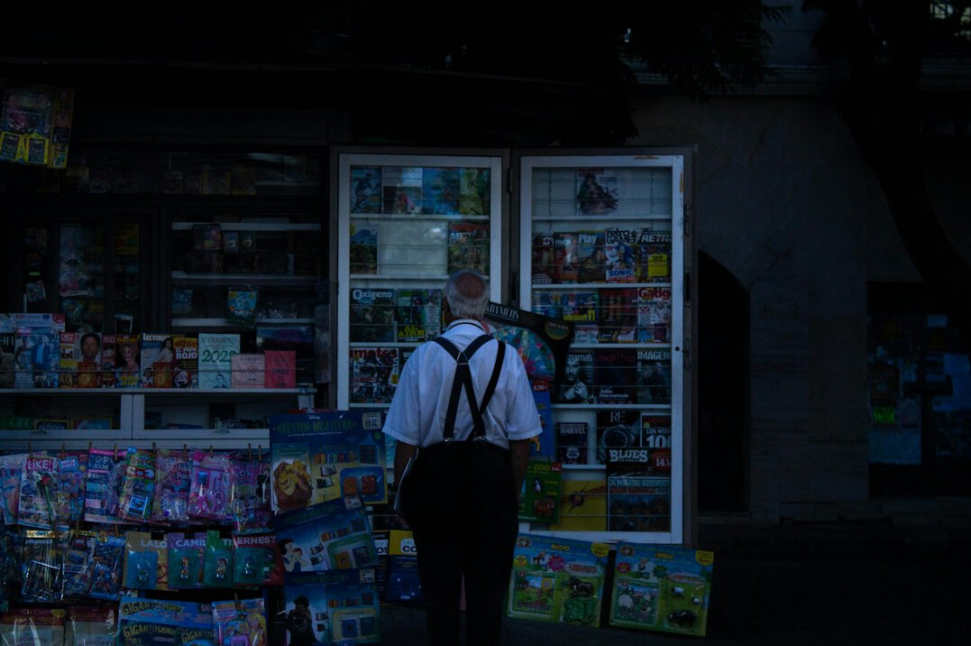 store detective watching camera