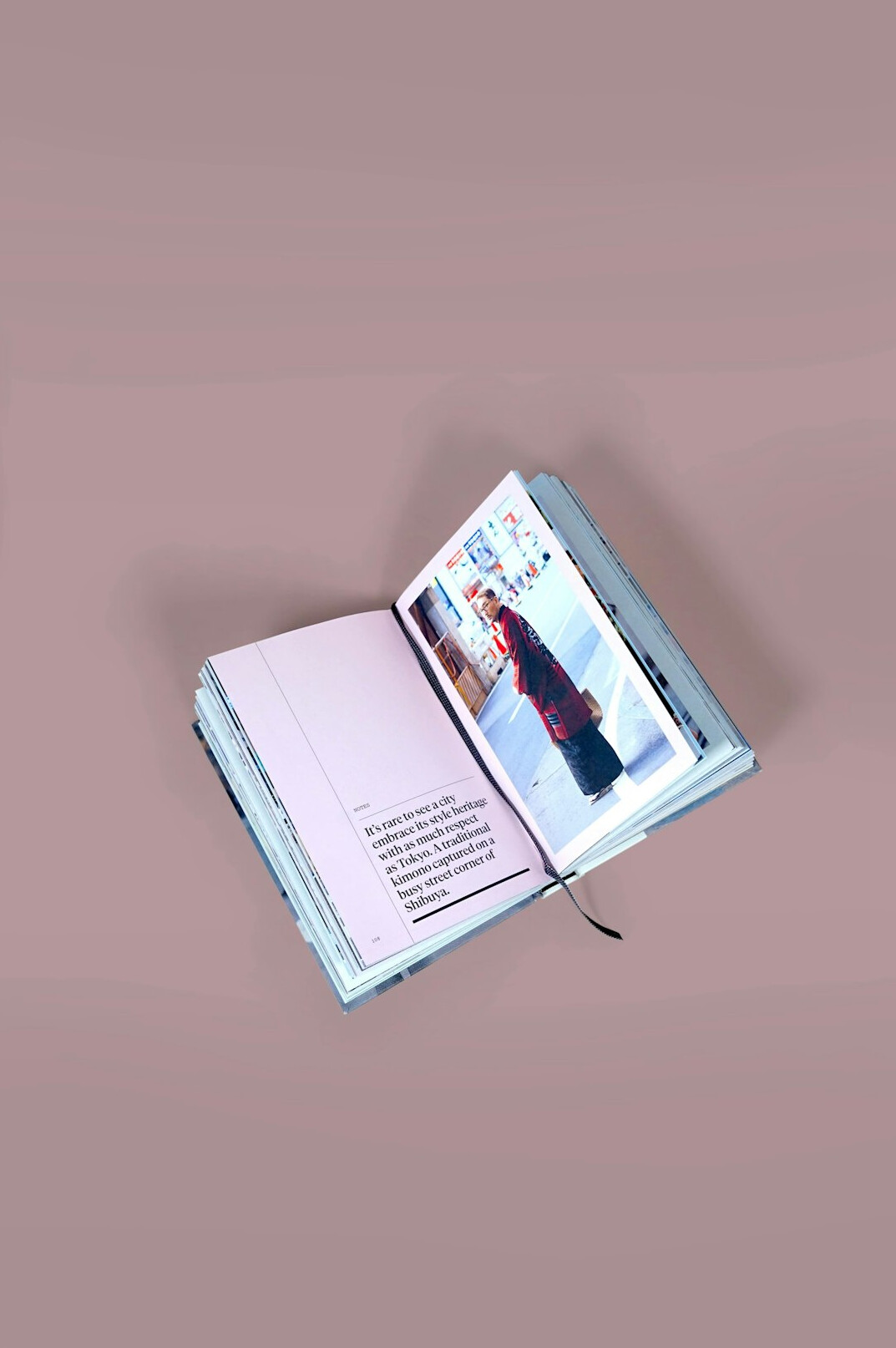 Notebook and pen on a wooden desk